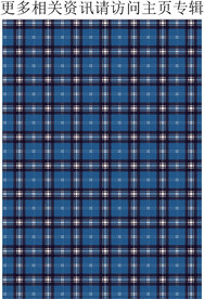 春夏蓝色格子面料