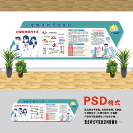 心理平衡文化墙