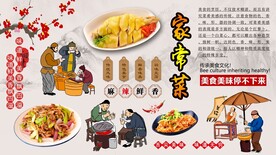 家常菜背景墙