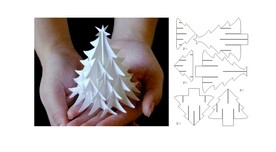 儿童手工  圣诞树 插纸