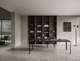 简约 素雅书房 素色仿古砖表现