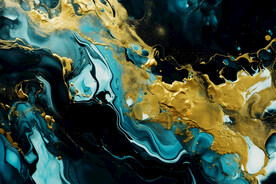 绿色渐变大理石背景