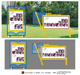 学校导视系统 宣传栏