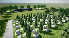 烈士陵园设计案例效果图