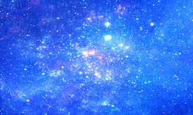 蓝色星空图