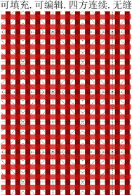 红色格子布 