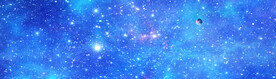 蓝色星空背景墙