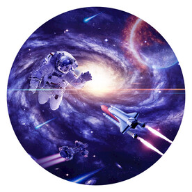 卡通 星空 宇航员