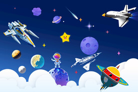 卡通星空