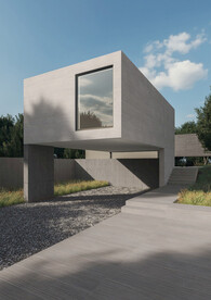 意式别墅设计 现代外立面