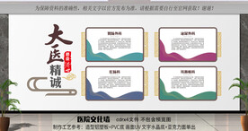 中西医结合医院文化展板