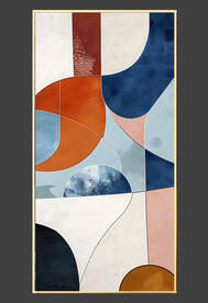 北欧手绘油画装饰画