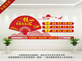 社会主义核心观展板