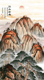 泰山日出五岳独尊