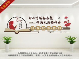 校园读书文化墙