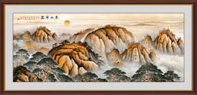 泰山日出五岳独尊