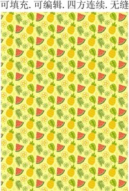 清新水果 绿色植物 菠萝