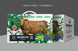 延边黄牛肉彩盒