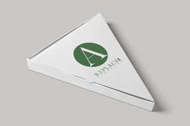 三角披萨盒样机