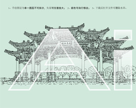 江阴飞马水城牌楼