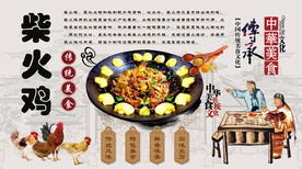 柴火鸡背景墙