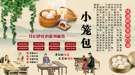 小笼包背景墙