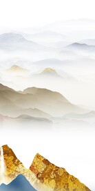 极简 新传山水玄关 TiF分层