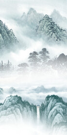 极简 最新山水玄关 TiF分层