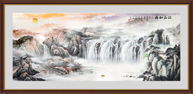 巨幅山水画