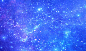 蓝色星空背景墙