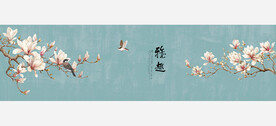 鸟语花香花鸟国画装饰画