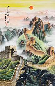 长城风景画