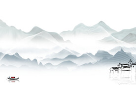 新品 大气中式山水 TIF分层