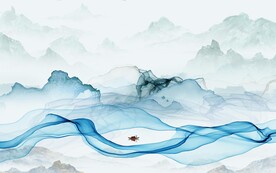 现代 新传中式山水 TIF分层