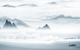 人气 高档意境山水 TIF分层