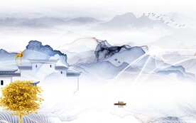 极简 高端现代山水 TiF分层