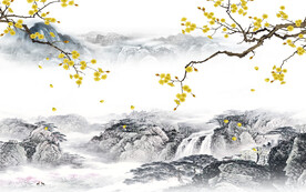 中式 高端现代山水 TiF分层