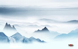 爆款 极简高端山水 TiF分层