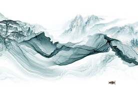 高清 中式轻奢山水 TiF分层