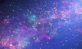 蓝色宇宙星空背景