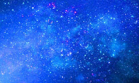 蓝色星空天花软膜背景