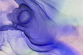 紫色水彩水墨装饰画背景