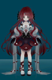 暗黑系角色设计 玫瑰拟人