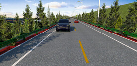 挖填方双向车道