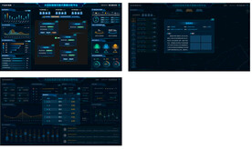 科技感大数据可视化智能界面全套