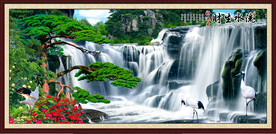 山水画山水风景