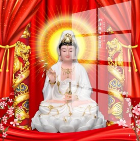 南海观世音菩萨图片