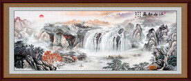 办公室山水画