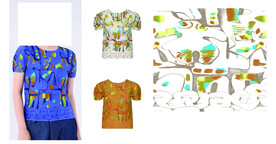 定位 大牌 上衣 印花