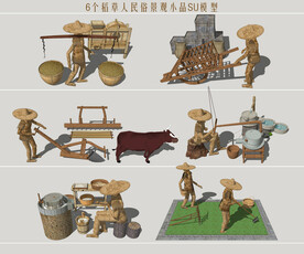 稻草人农耕小品